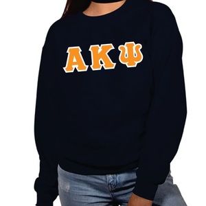 Alpha Kappa Psi navy crew neck